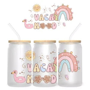 Vacay Mood Bambuszfedeles Pohár