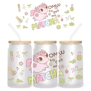 Matcha Bliss Bambuszfedeles Pohár