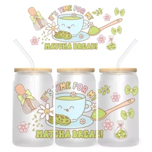 Matcha Dream Bambuszfedeles Pohár