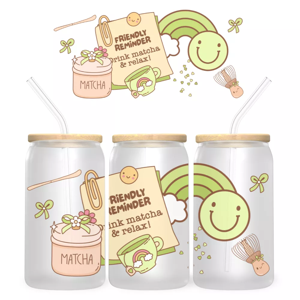 Matcha Energy Bambuszfedeles Pohár