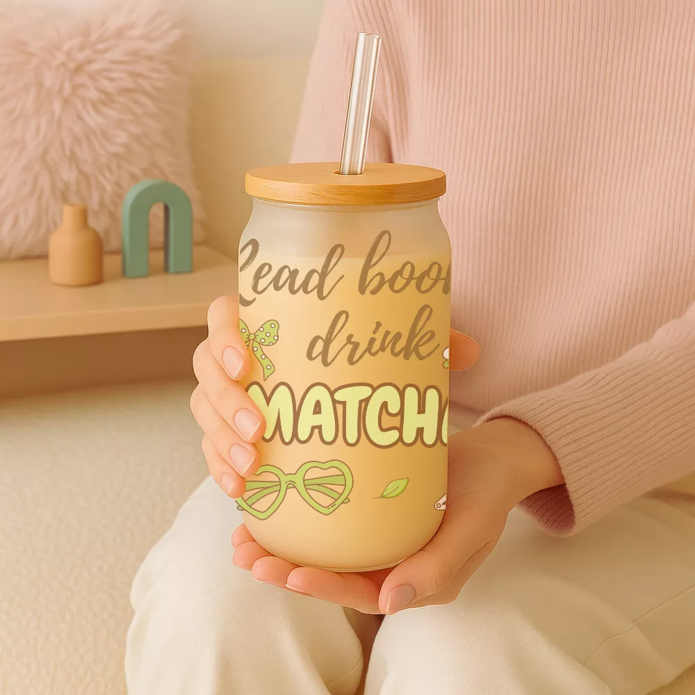 Matcha Happiness Bambuszfedeles Pohár - Image 3