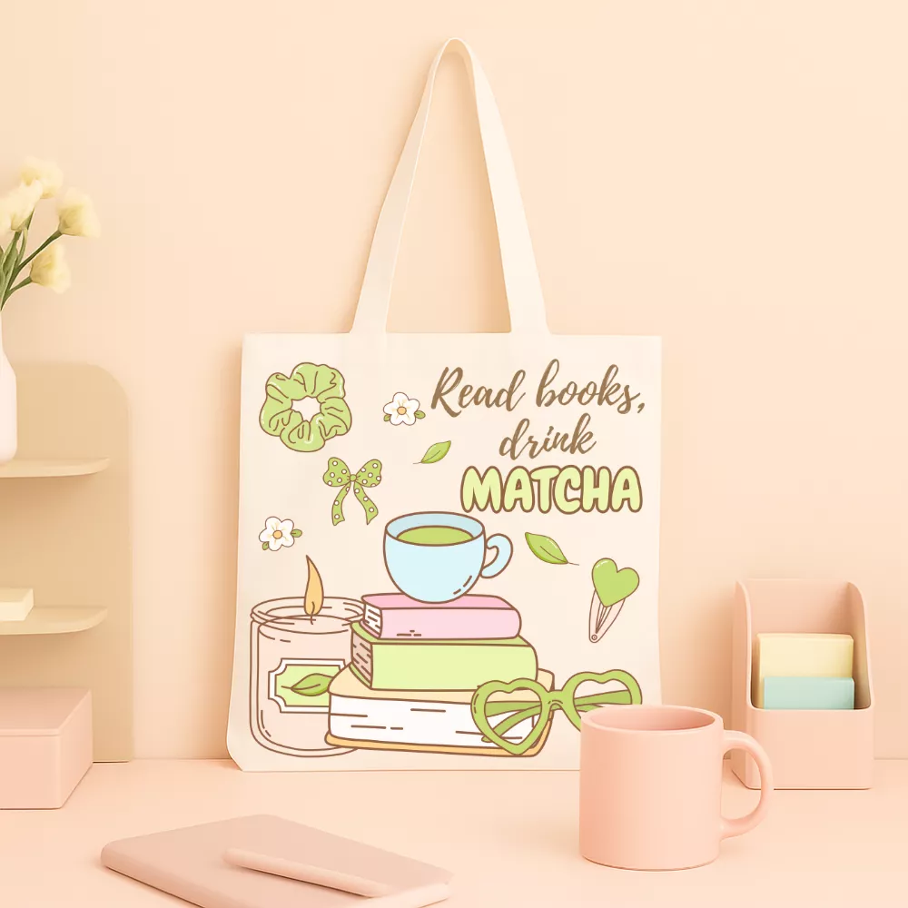 Matcha Happiness Vászontáska - Image 4
