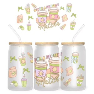 Matcha Harmony Bambuszfedeles Pohár