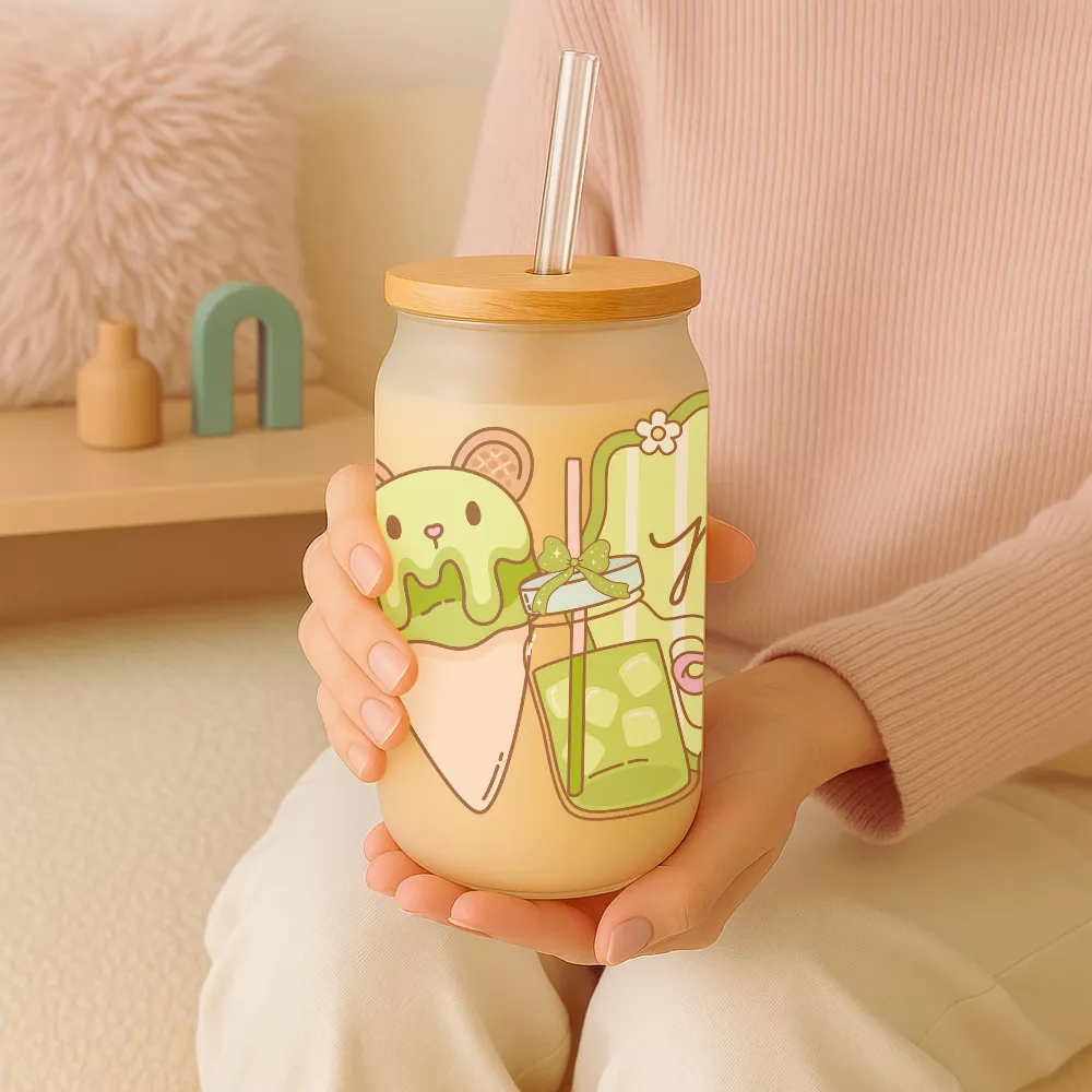 Matcha Magic Bambuszfedeles Pohár - Image 3