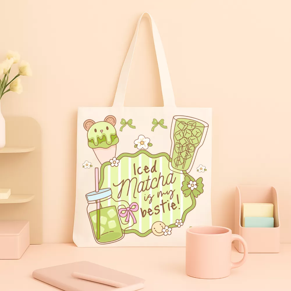 Matcha Magic Vászontáska - Image 4
