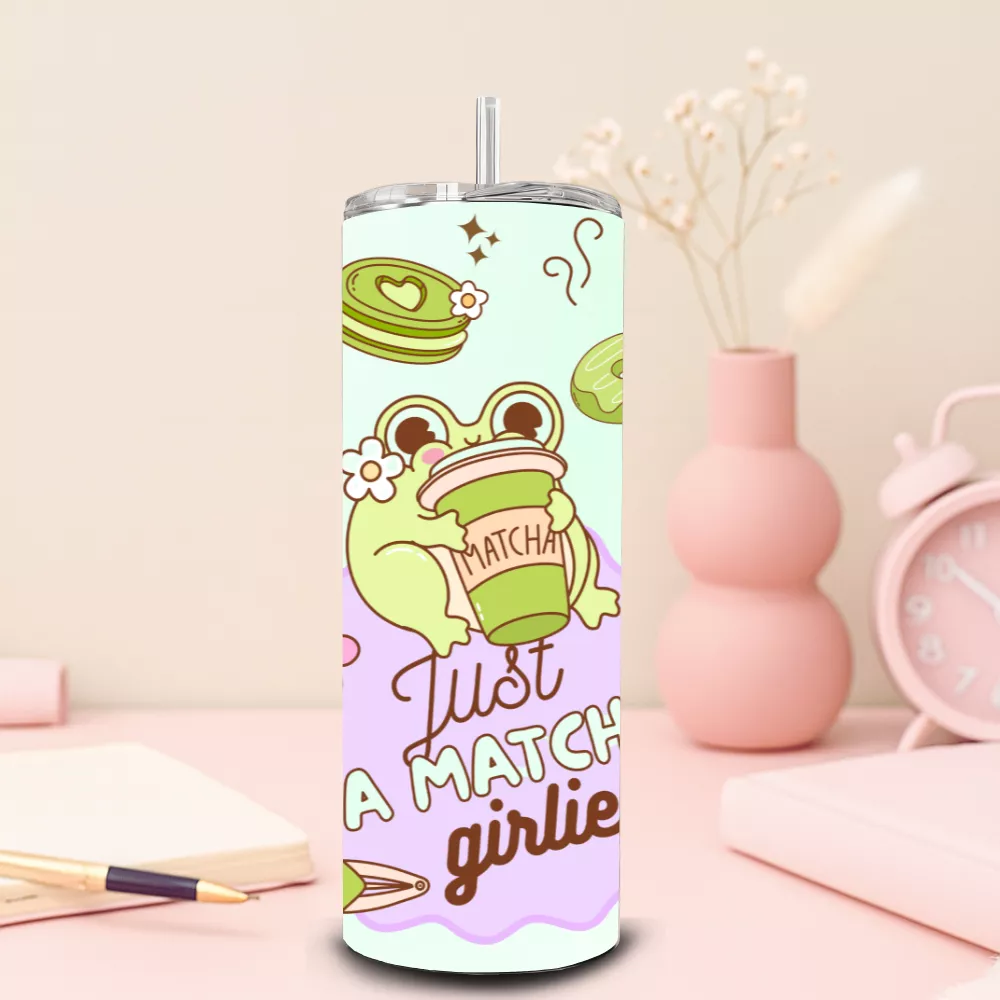 Matcha Bloom Alumínium Kulacs - Image 2